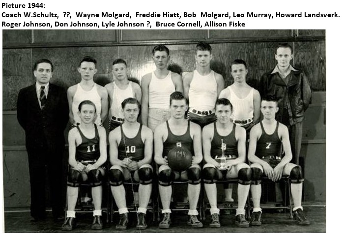Dunseith 1944 Basketball team 2060